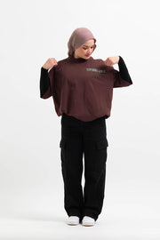 Temporary World T-Shirt - Mocha Brown